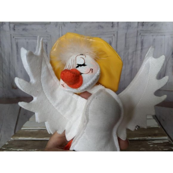 Vintage Annalee Doll Duck in Yellow Rain Boos with - Picture 7 of 7